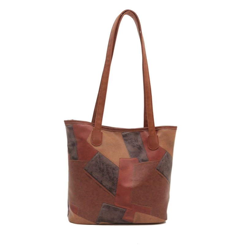 (Cross-border trading), leather retro capacious fashionable universal one-shoulder bag, genuine leather