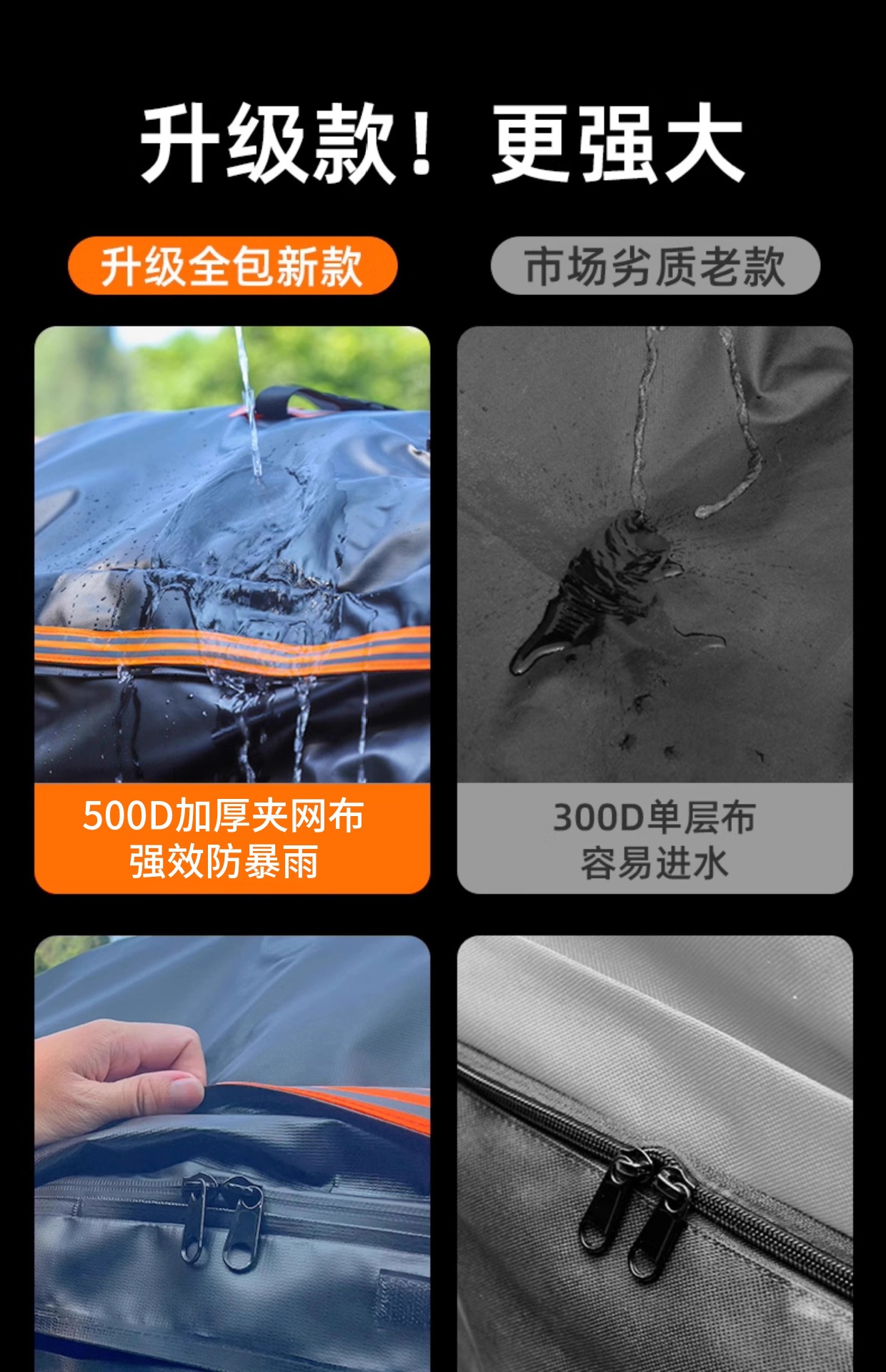 Suitable for [compatible with 99.9% of vehicle models] roof luggage box, waterproof luggage bag, rainproof travel case, roof bag