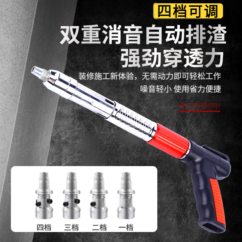 Venta al por mayor pionero versión multi-función titular de uñas pistola de sujeción de pared pistola de uñas colgando Tarjeta de pared titular de