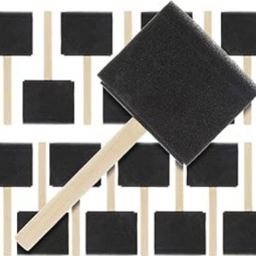 Black sponge brush 7cm