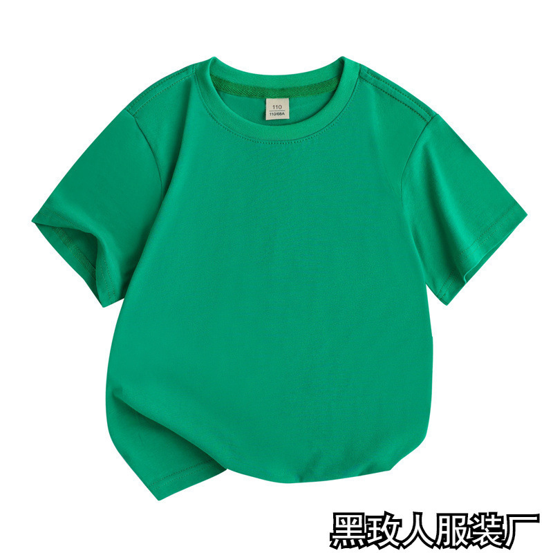 Japanese Casual Comfortable Solid Color Short-Sleeve T-Shirt Unisex Base Shirt White Oversized Pure Black Half-Sleeve T-Shirt