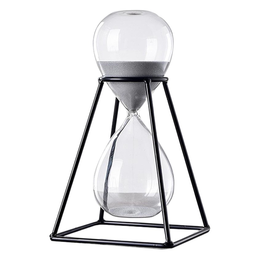 Directo de fábrica metal reloj de arena temporizador 30 minutos Estilo nórdico decoración timing reloj creativo