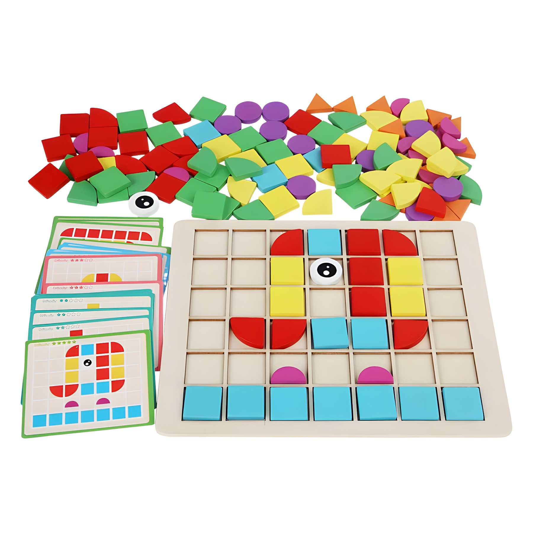 Madera creativa magia rompecabezas Montessori 3 - 6 niños juegos de educación temprana desarrollo intelectual