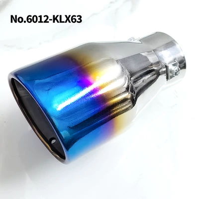 wing god crown car stainless – Car muffler - blue-bevel