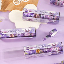 小麦青春外贸和纸胶带套装10卷装手账贴画卡通可爱手帐素材装饰贴