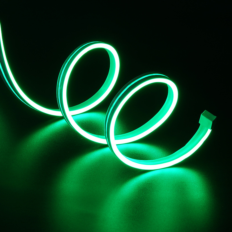Tira de luces LED de bajo voltaje 12V, de silicona flexible, estilo neón, barra de luz suave, de fábrica, para decoración, iluminación y letreros publicitarios.
