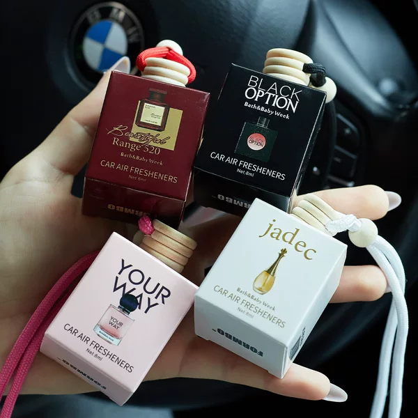 [Foreign Trade Special Supply] Car Aromatherapy Pendant Lasting Light Essential Oil High-end Car Hanging Pendant Wholesale