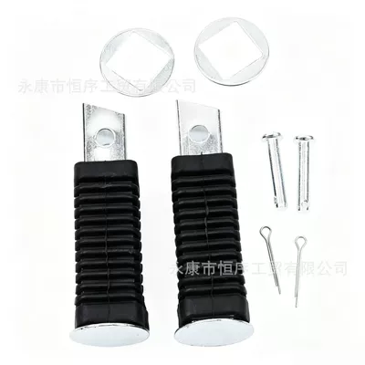Mini Motorcycle Accessories 47 49Cc Small Racing Bike Foot Pedals Left and Right Foot Pegs (Dekorativ pedal başlıqları) - small-sports-car-pedals