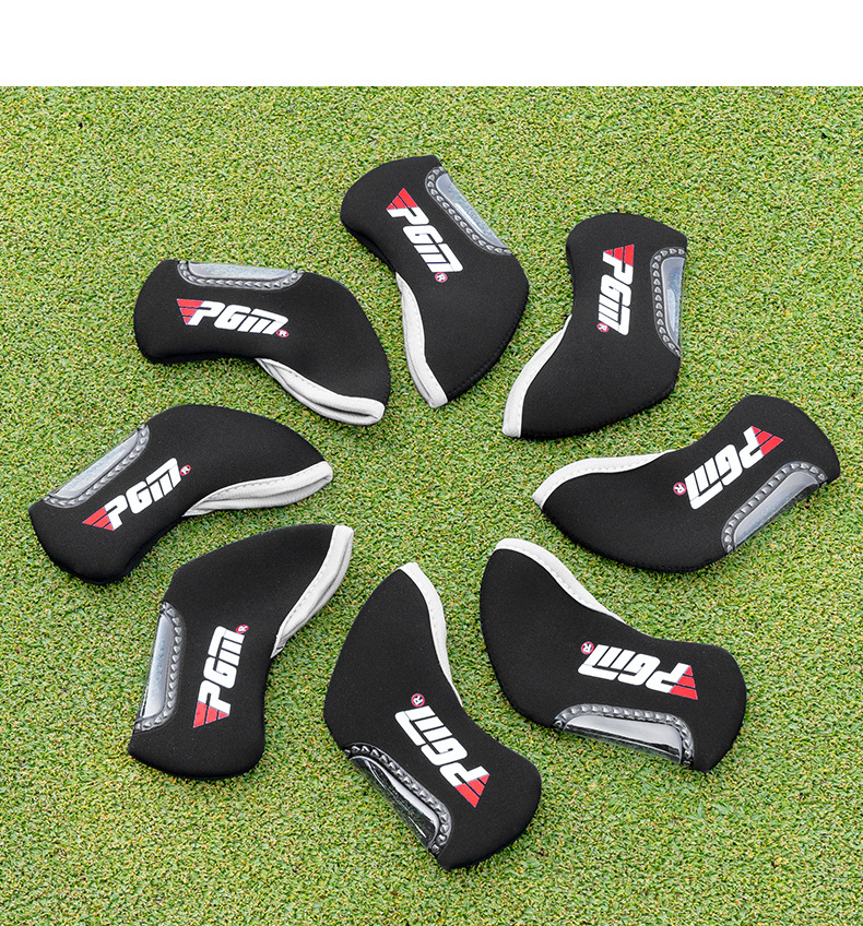 Vỏ bọc gậy golf PGM dày chống va chạm, nắp trong suốt che đầu gậy sắt — Gói 8 màu đen [Số có thể nhìn thấy trên nắp trên trong suốt/phổ biến cho thanh sắt] GT004, Đen 1 gói [Số có thể nhìn thấy trên nắp trong suốt/đa năng cho thanh sắt] GT004 chi tiết 11