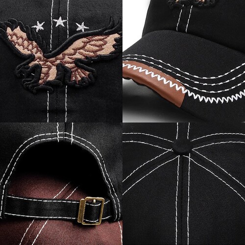 Best-selling Korean-style wide-brimmed deep-topped baseball cap for men, spring and summer, personalized trendy versatile, makes face look smaller, embroidered duckbill hat