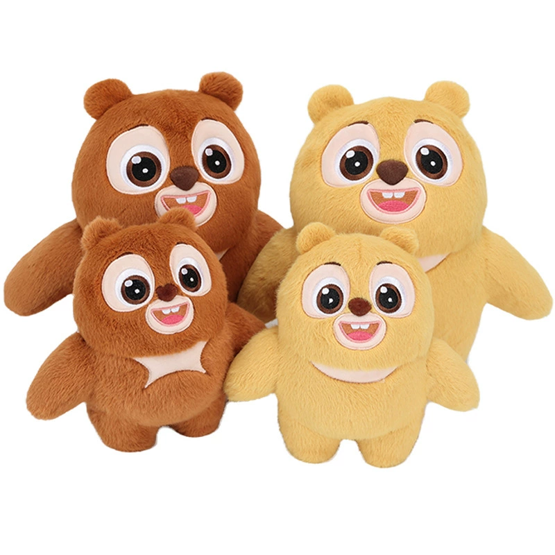 Подлинный медведь преследует большой фильм со мной медведь core медведь большой медведь два плюшевых игрушки кукла мультфильм кукла