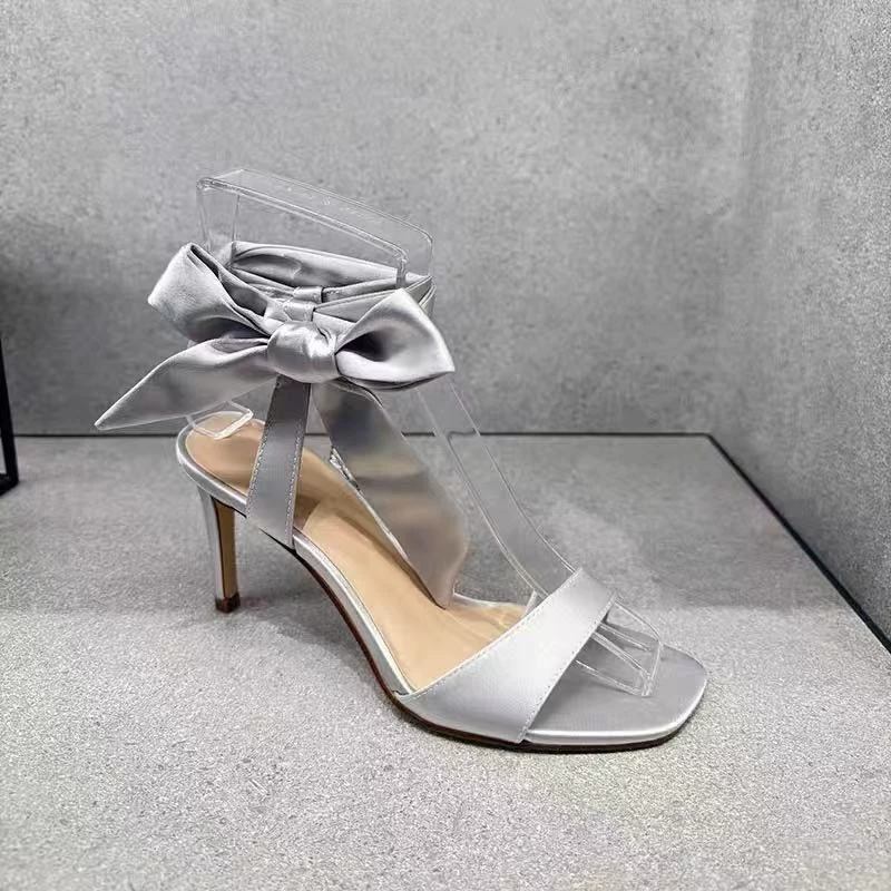 Summer belt with bow, sandals with a strap, 2025 years