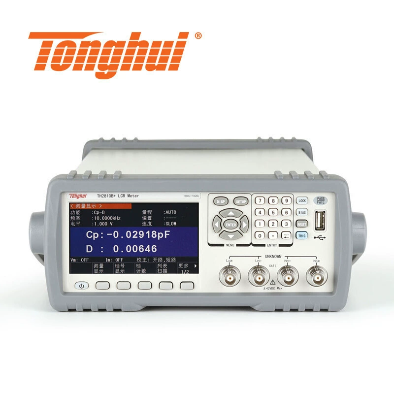 Агент Tonghui TH2810B + частота 10 кГц, тест индуктора, 10-скоростной сортировочный светодиодный дисплей, цифровой мост LCR