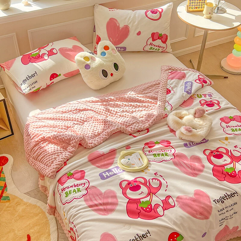 Fleece thin summer cotton cool duvet for students