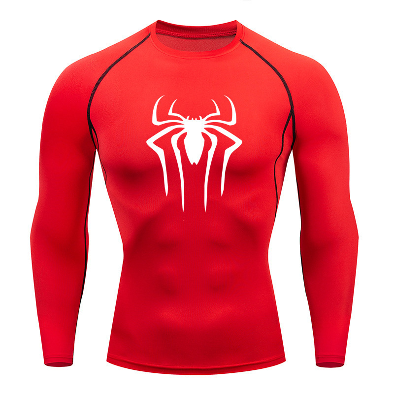 Red long-sleeve, A-line