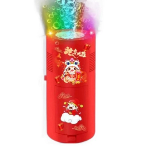 抖音爆款新年烟花泡泡机多孔全自动鞭炮音效生日礼物网红儿童玩具|undefined