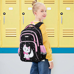 2024 New Student Backpack for Girls, Weight Reduction Lightweight Children's Bag, Large Capacity Backpack for Boys, Factory Wholesale