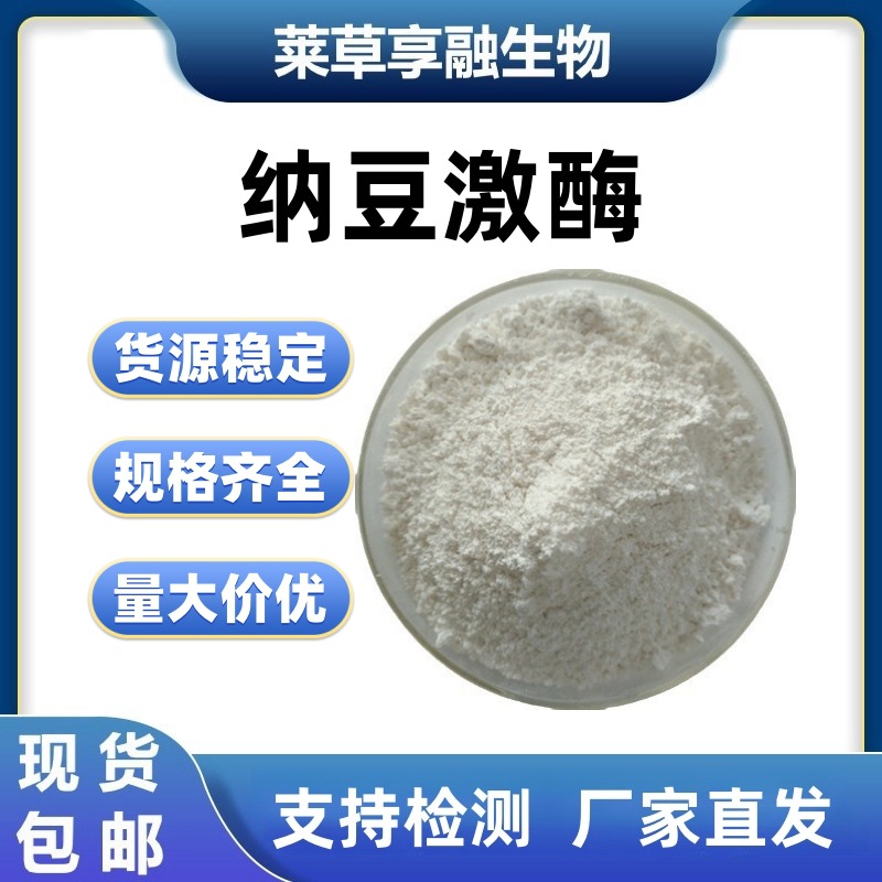 纳豆激酶多种规格发酵纳豆提取物纳豆粉原料厂家包邮支持检测多肽