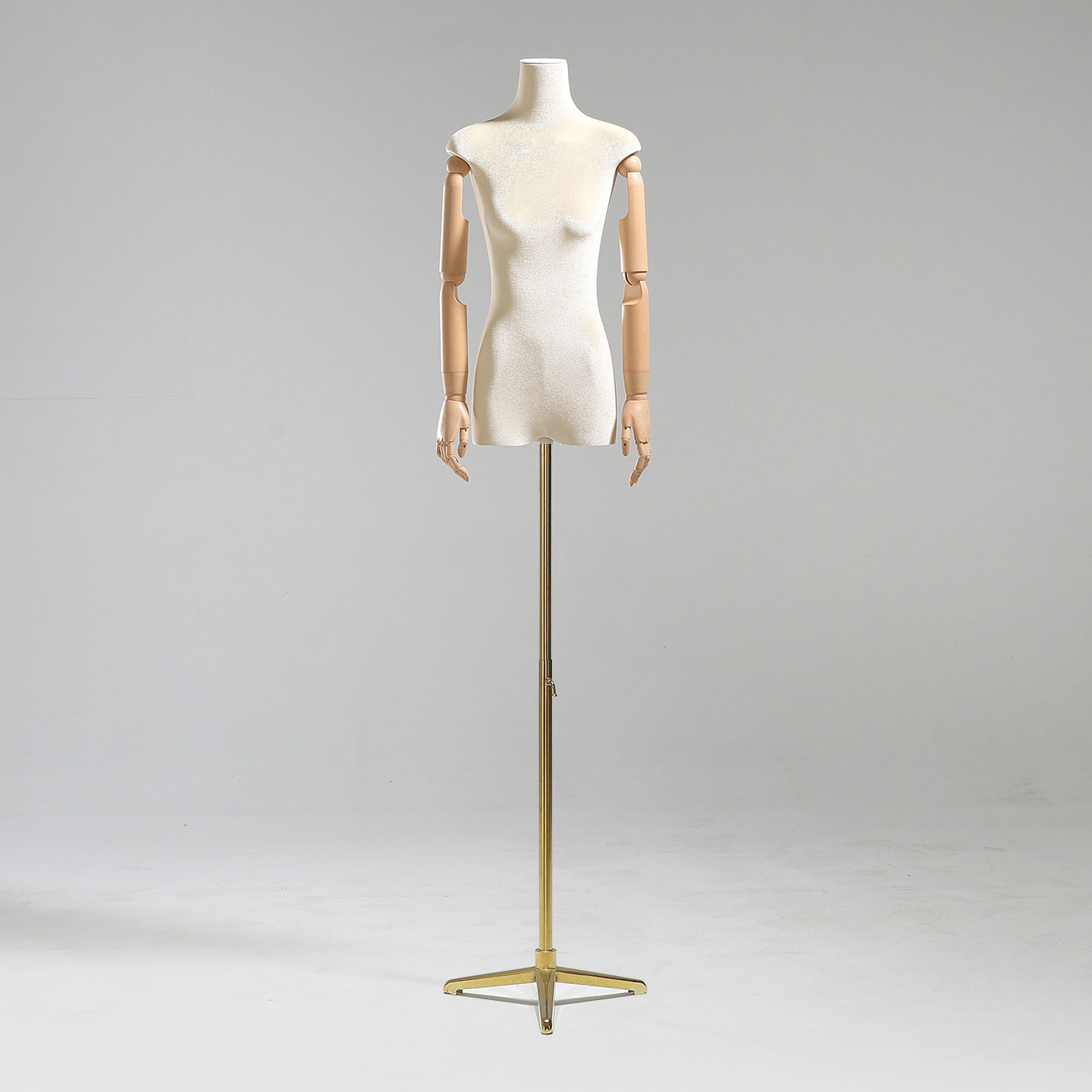 Modelo de tienda de ropa estante de exhibición de terciopelo pecho plano cuerpo plano ropa de mujer modelo de busto accesorios ventana estante modelo de plataforma image 59