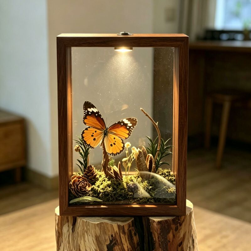 Double-Sided Transparent Acrylic Hollow Photo Frame 4cm Deep with Slot and Pull-Out Design, Micro-Landscape 3D Specimen Box DIY Ornament Double-Sided Transparent Acrylic Hollow Photo Frame 4cm Deep with Slot and Pull-Out Design, Micro-Landscape 3D Specimen Box DIY Ornament