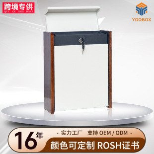 Factory Direct Sales Customized Zinc-Plated Steel Mailbox Community Outdoor Anti-Rust Customized Home Mailbox