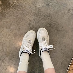 Sheii Su Yining - Contrast Version~ Sparkling Silver Lock Fastener Thick Sole Casual Platform Flat Shoes for Women