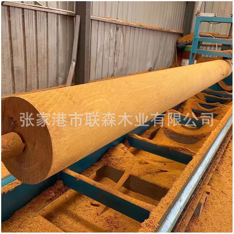 直供菠萝格超大直径防腐 木方柱 圆柱 菠萝格印茄古建筑专用木材