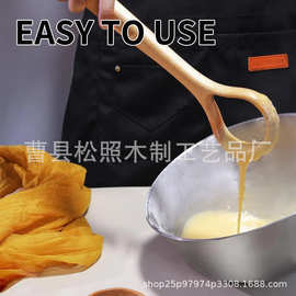 跨境木制面团搅拌器打蛋器家用厨房面团搅拌工具搅拌棒