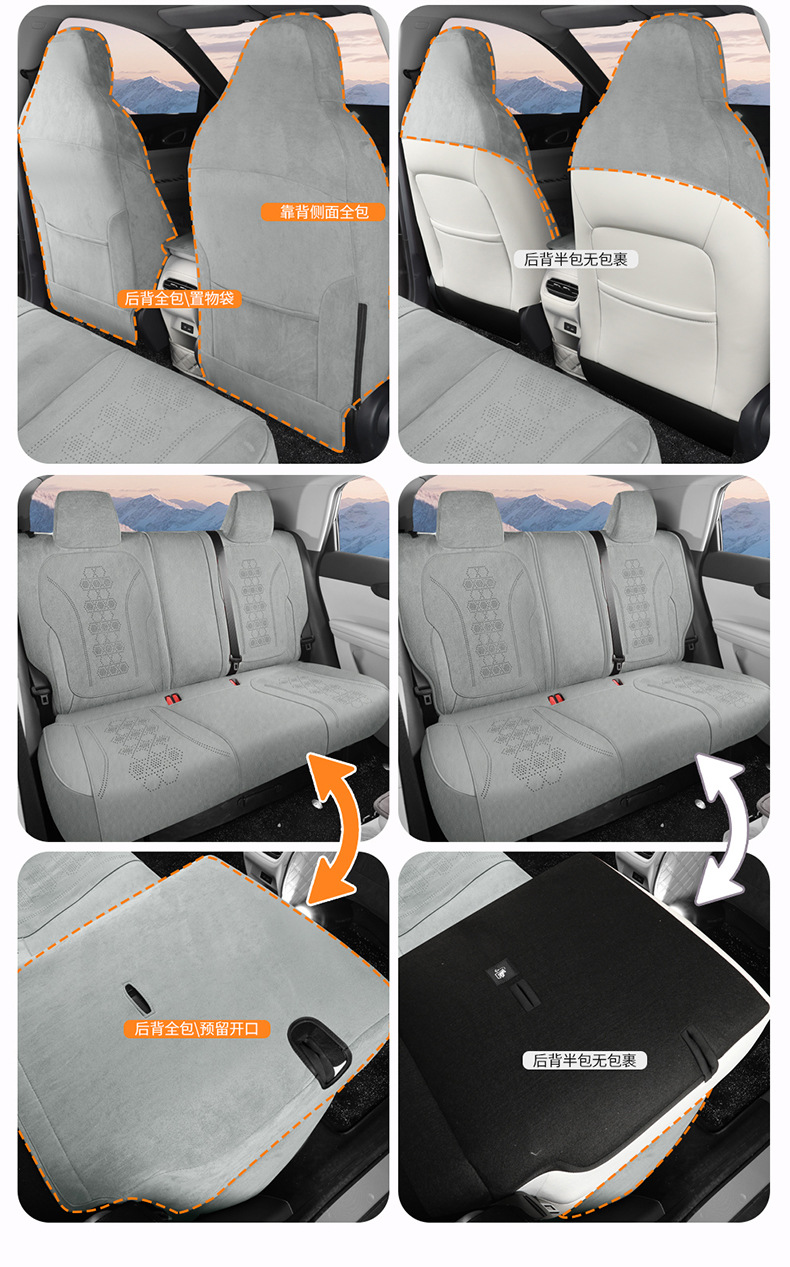 2026 New Model Custom-Fit Geely Xingyue Ramus Seat Cushion, Perforated and Breathable Car Seat Cover