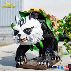 食铁兽 山海经定制 山海经模型厂家 户外景观神兽制作工厂