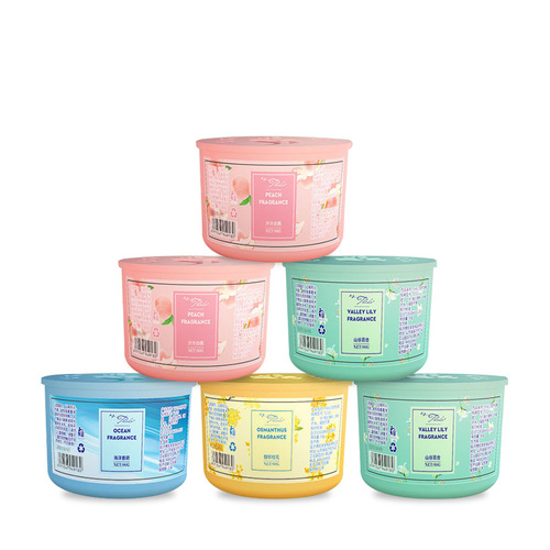 Air freshener indoor household solid balm room bedroom toilet aromatherapy deodorizing bathroom long-lasting fragrance