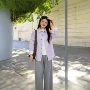 条纹翻领新款春季衬衫