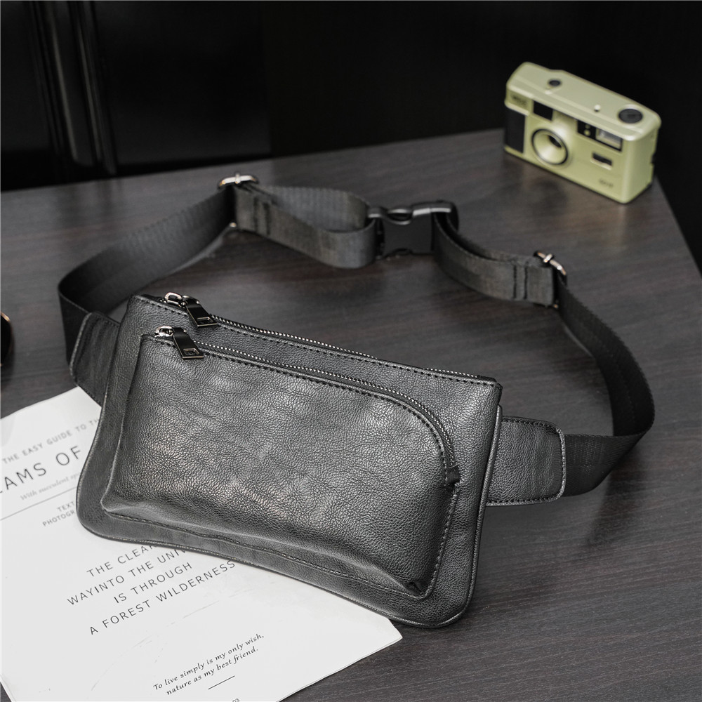 Umhängetasche für Herren, lässige Mode, hochwertige Brusttasche, große Kapazität, trendige Einzelschulter-Herrentasche_voghion.com