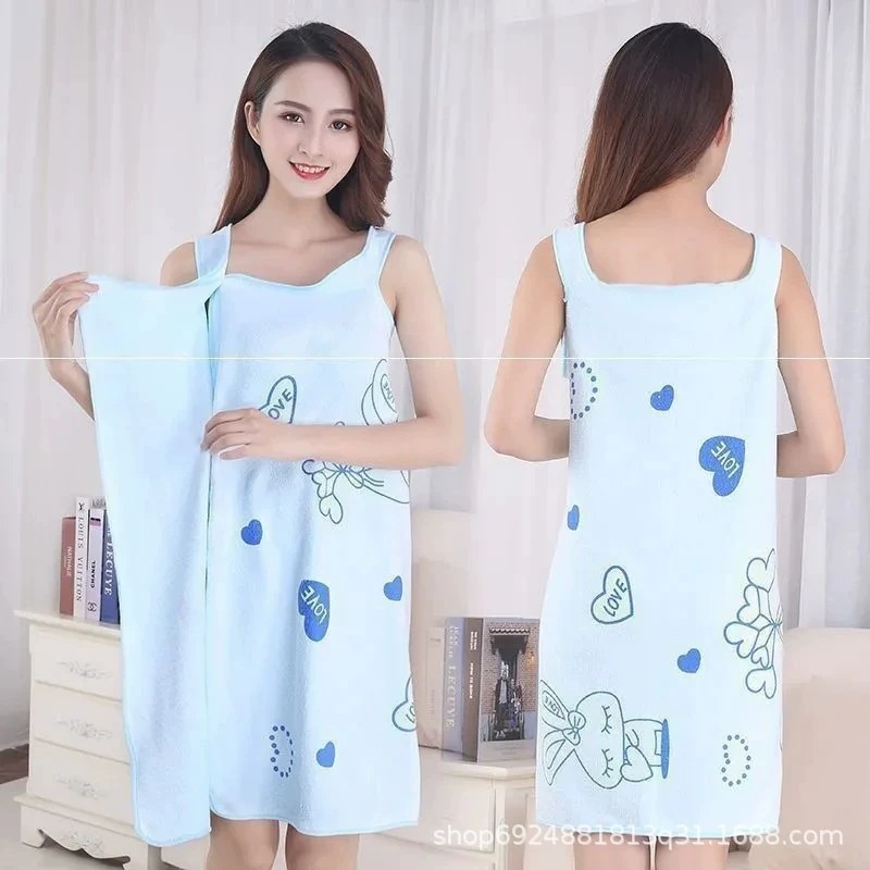 Пляжное полотенце-халат на бретельках, ночной халат, топ-бандо для весны и лета, быстросохнущий и дышащий, для взрослых женщин