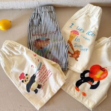 2026夏季新品夏款男童裤子女童短裤五分裤韩版童装短裤条纹裤
