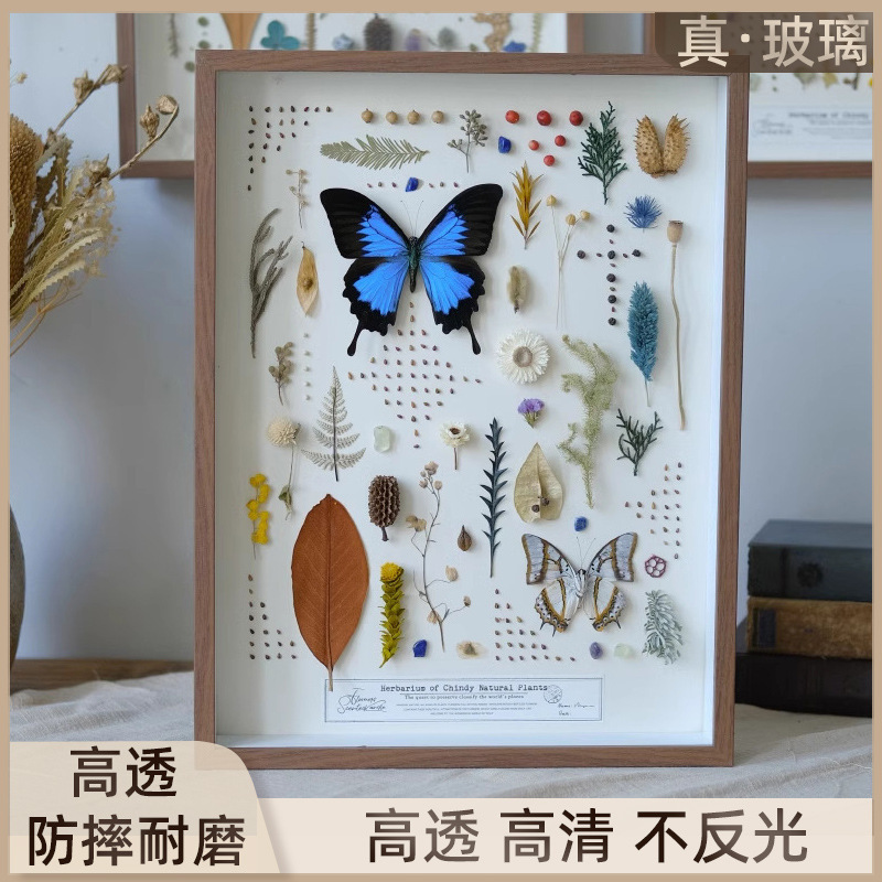 Three-Dimensional Photo Frame Empty Display Box for Leaves, Plants, Insects, Butterflies, Dried Flowers, Natural Specimens, DIY Handmade Picture Frame Three-Dimensional Photo Frame Empty Display Box for Leaves, Plants, Insects, Butterflies, Dried Flowers, Natural Specimens, DIY Handmade Picture Frame