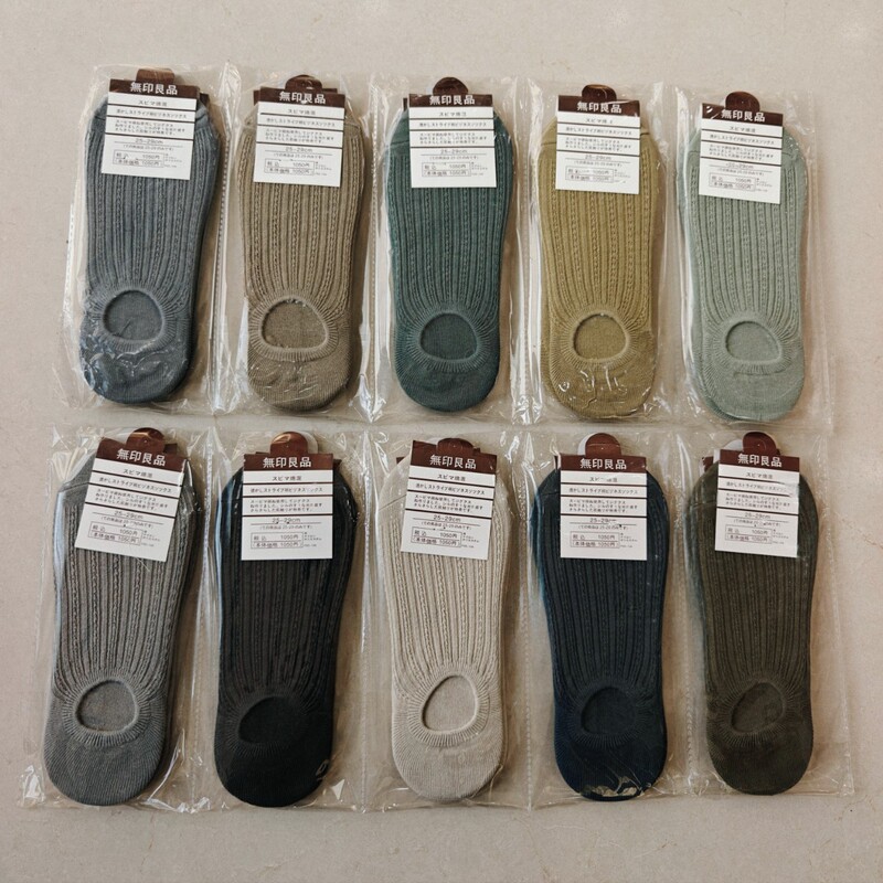 Spring and Summer Japanese-Style Unbranded Socks for Men and Women, Double-Needle Invisible Boat Socks, Solid Color Simple Cotton Socks, Low-Cut Short Socks with Silicone Anti-Slip