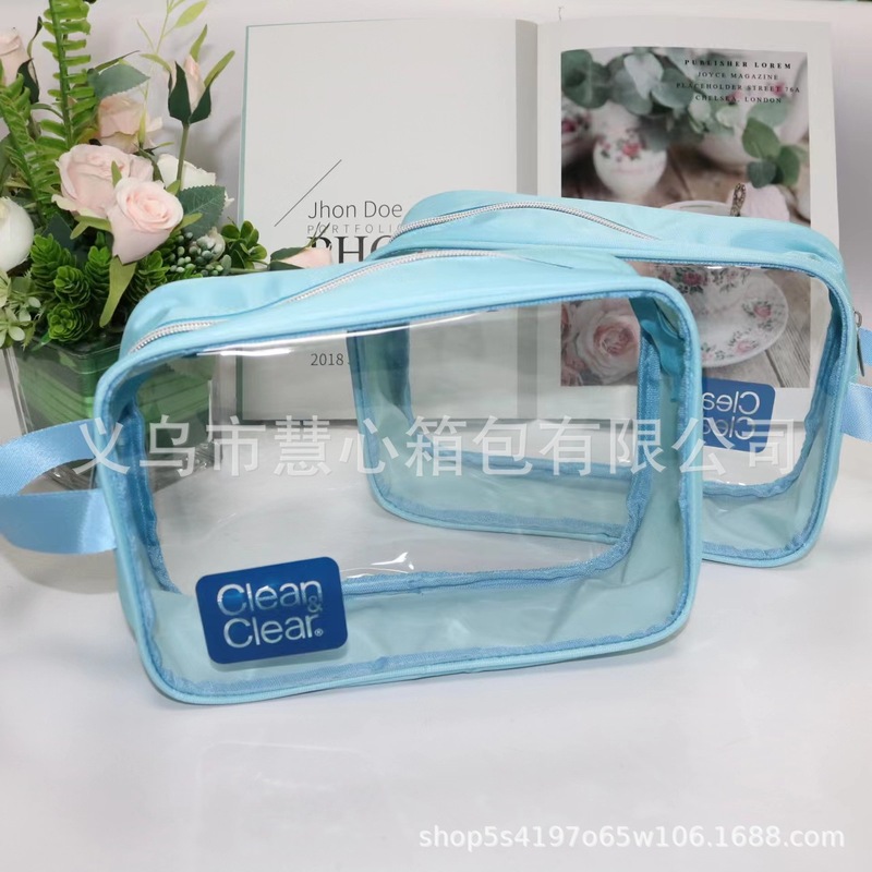 卸売り窓開け透明PVC化粧バッグ大衆デザイン防水高級感収納バッグ旅行洗面化粧バッグ|undefined