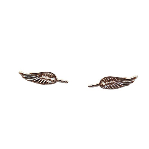 14k gold-plated genuine angel wing accessories cute hollow baroque pearl small ghost decoration DIY craft material