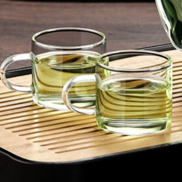 120 ml 투명 찻잔 * 2