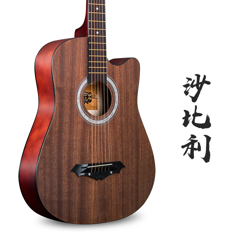 Guitarra 38-inch folk acoustic guitar Rosewood · White Oak · Rosewood · Ebony gran cantidad en stock al por mayor
