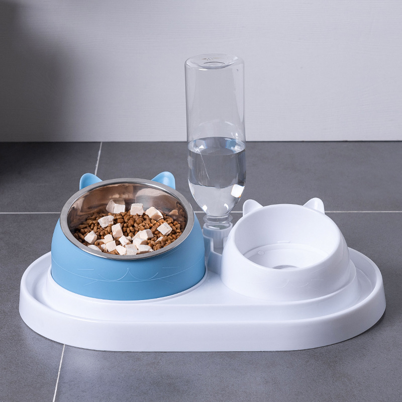 3 대 1 블루 고양이 플러스 화이트