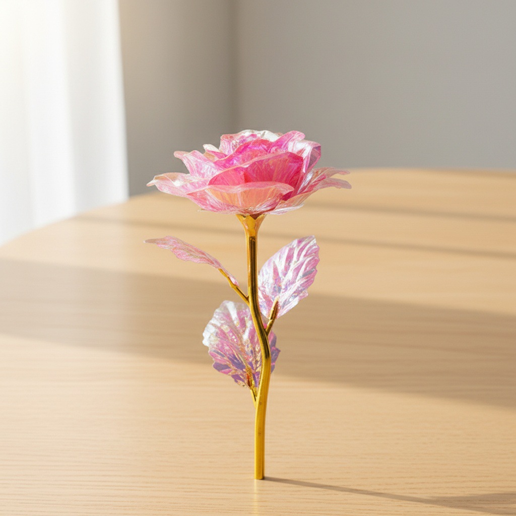 Jiao Yan flores eternas flores bonos de oro simulación del día de la madre creativo regalos del día de San Valentín regalos al por mayor transfronterizos