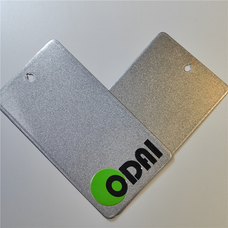 供应热固性静电粉末涂料户内外塑粉平面闪银金属色珠光纹路可做