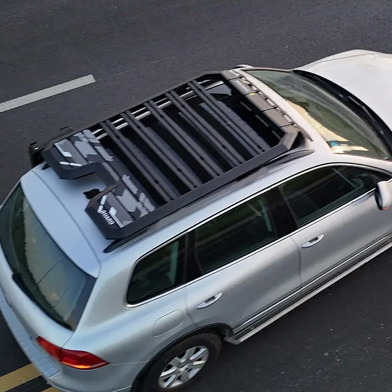 Second-Generation Touareg Luggage Rack, J7 Car Roof Rack, Explorer Car Outdoor Off-Road Modification Aluminum Alloy Roof Platform
