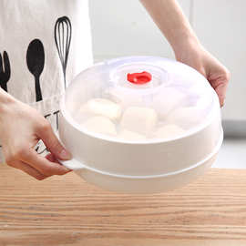 微波炉加热蒸馒头方形器皿圆形单层加热蒸笼双层三层圆形蒸盒用具