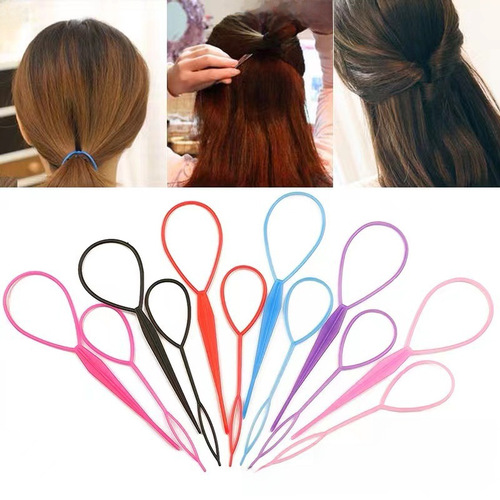 Lazy Man Hairpin Hairpin Hairpin Portable Hair Styling Stick Pattern Round Bun Hairpin Styling Tool