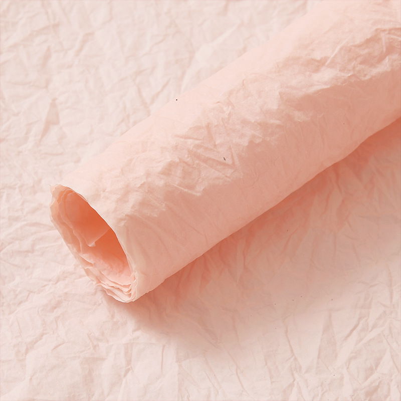 Materiales de floristería al por mayor arte floral ramo de flores materiales de embalaje papel de piedra hecho a mano papel crepé amasado a mano papel de Chennai