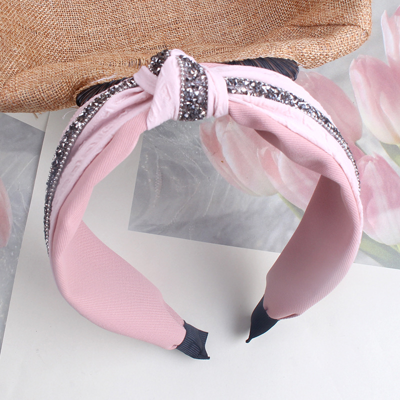 Striped headband, minimalist girl hair accessory, new high-end, classic and versatile, wide brimmed headband for outdoor_voghion.com