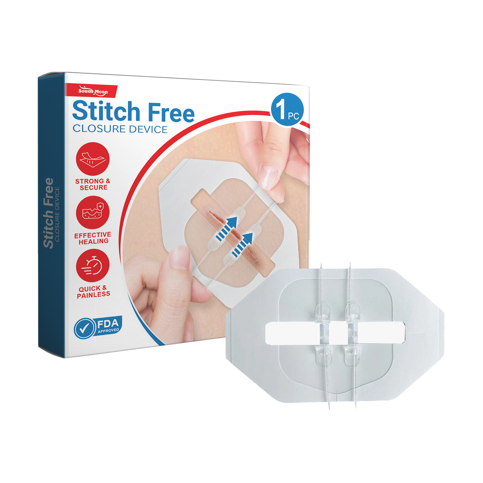 South Moon suture-free closure band-aid, suture-free band-aid, skin wound care patch_voghion.com